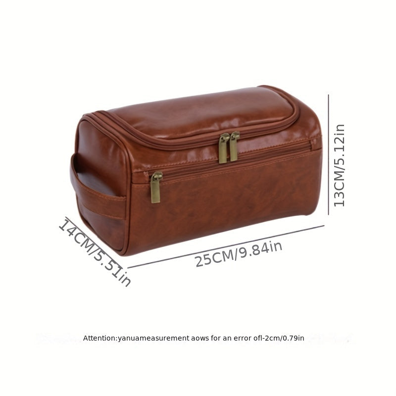 Leather Dopp Travel Bag