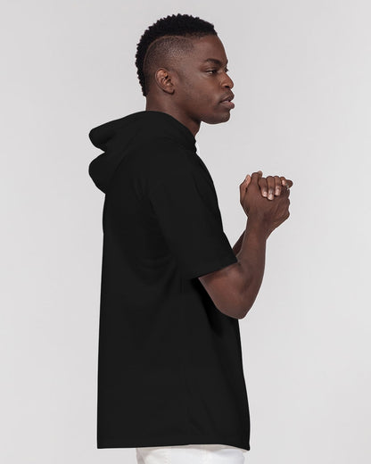 Noir Diore Kouture - Men's Black Short Sleeve Hoodie