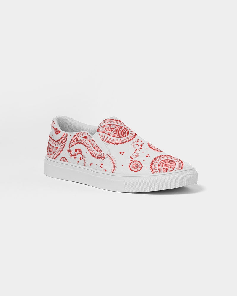 Noir Diore Kouture - Women Paisley Slip-On Canvas Shoe