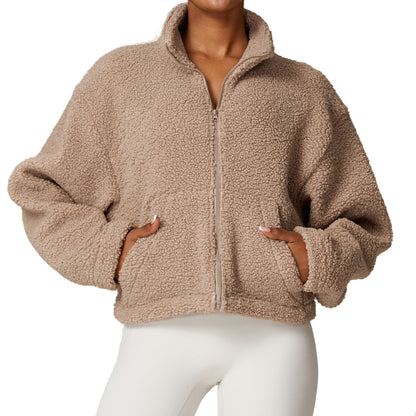 Women's Full-Zip Cashmere Fashion Jacket