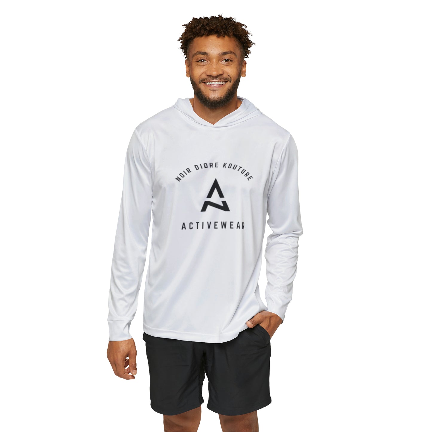 Noir Diore Kouture - Men's Sports Warmup Hoodie (AOP)