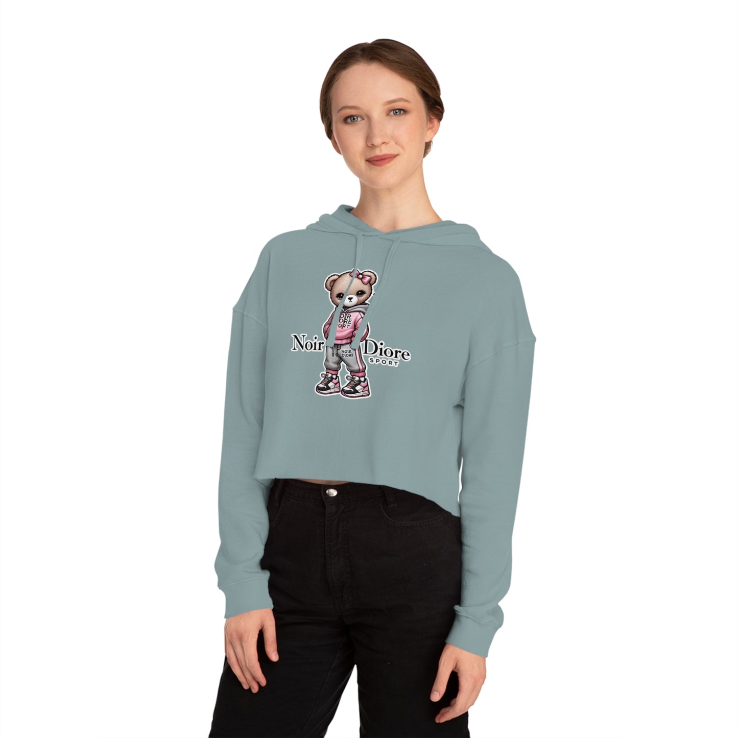 Women’s Cropped Hooded "Teddy" Sweatshirt