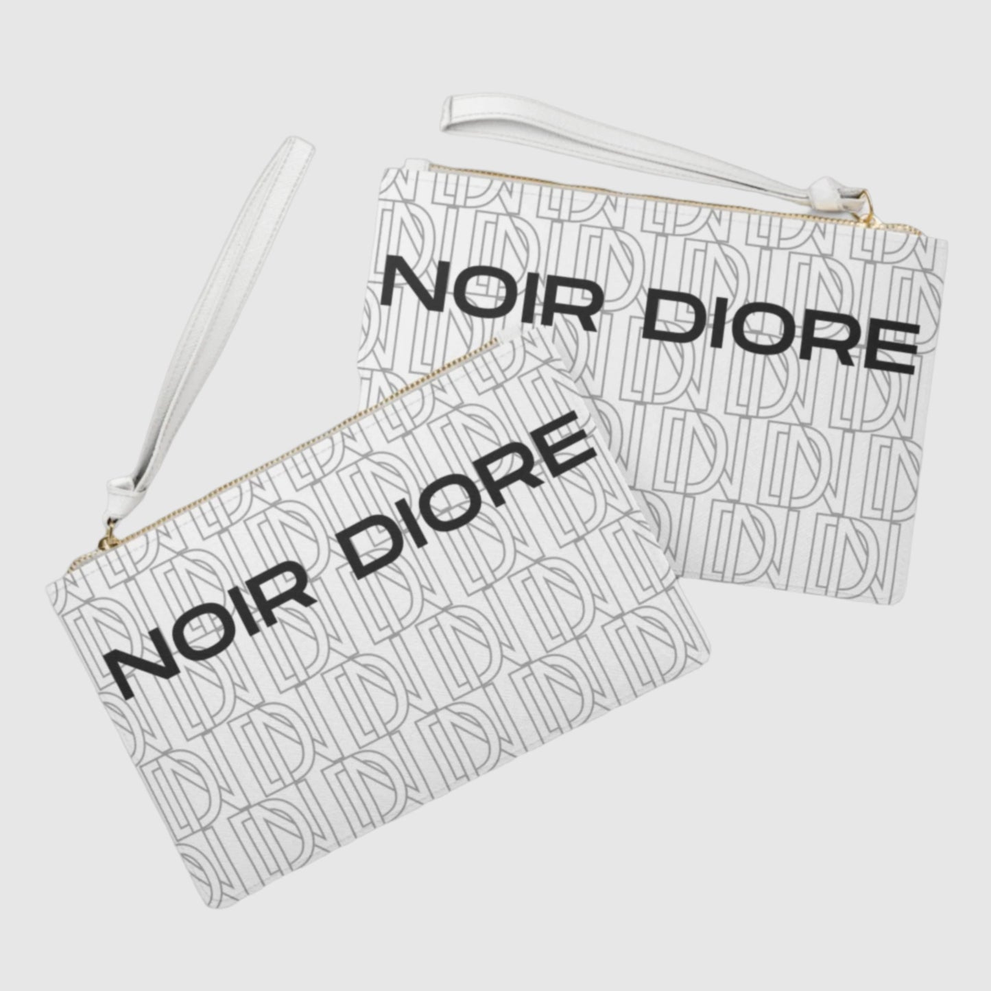 Noir Diore Printed Clutch Bag