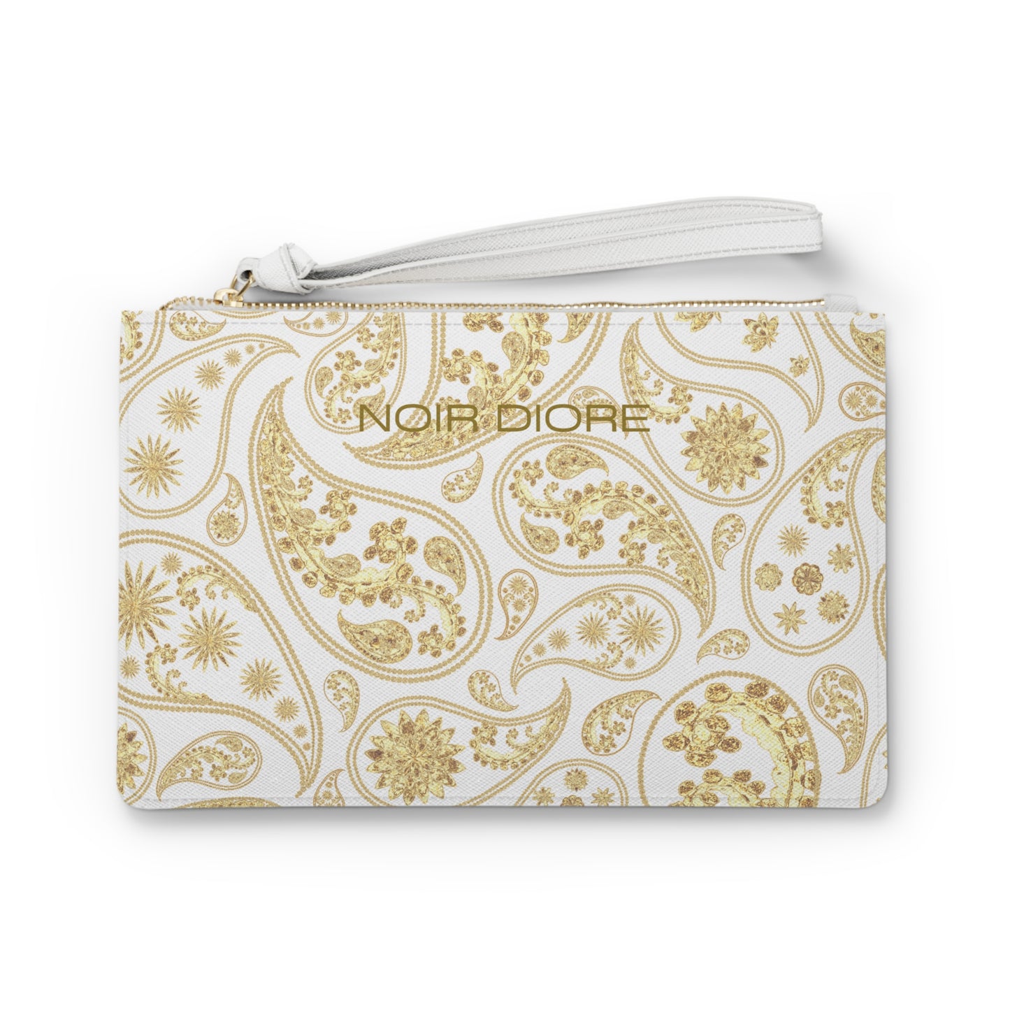 Noir Diore Paisley Print Clutch Bag