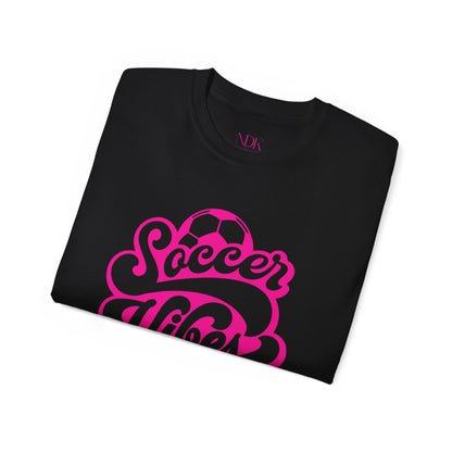 Noir Diore Kouture - Soccer Vibes (Pink) Unisex Ultra Cotton Tee