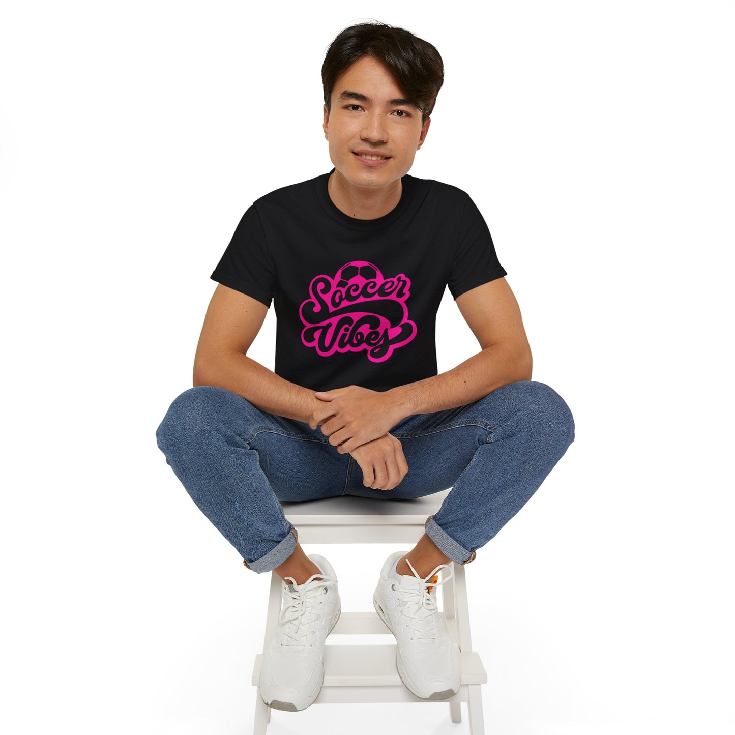 Noir Diore Kouture - Soccer Vibes (Pink) Unisex Ultra Cotton Tee