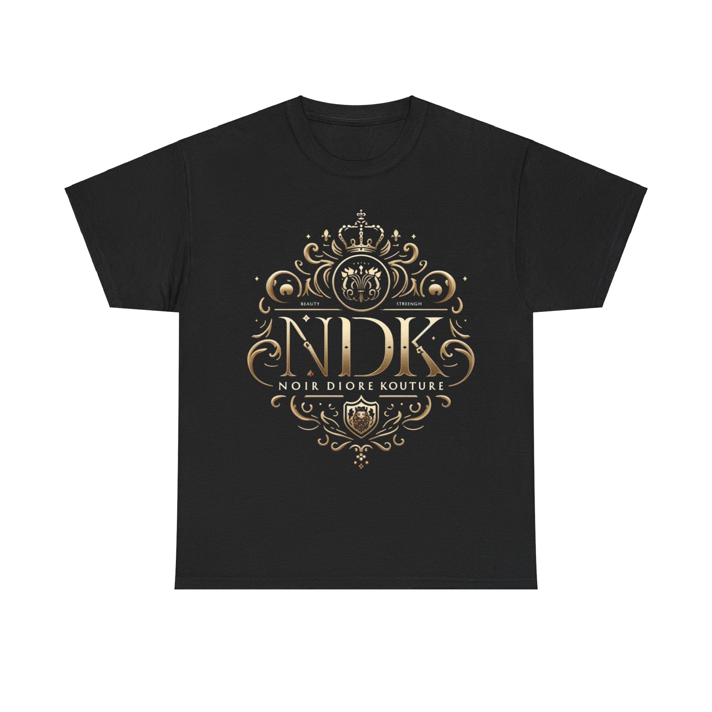 Noir Diore Kouture- Golden Krown Tee