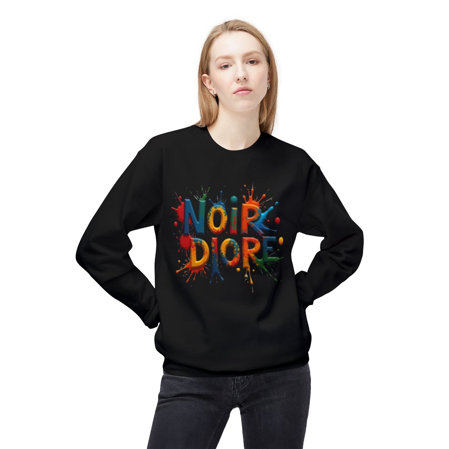 Noir Splatter Crewneck Sweatshirt