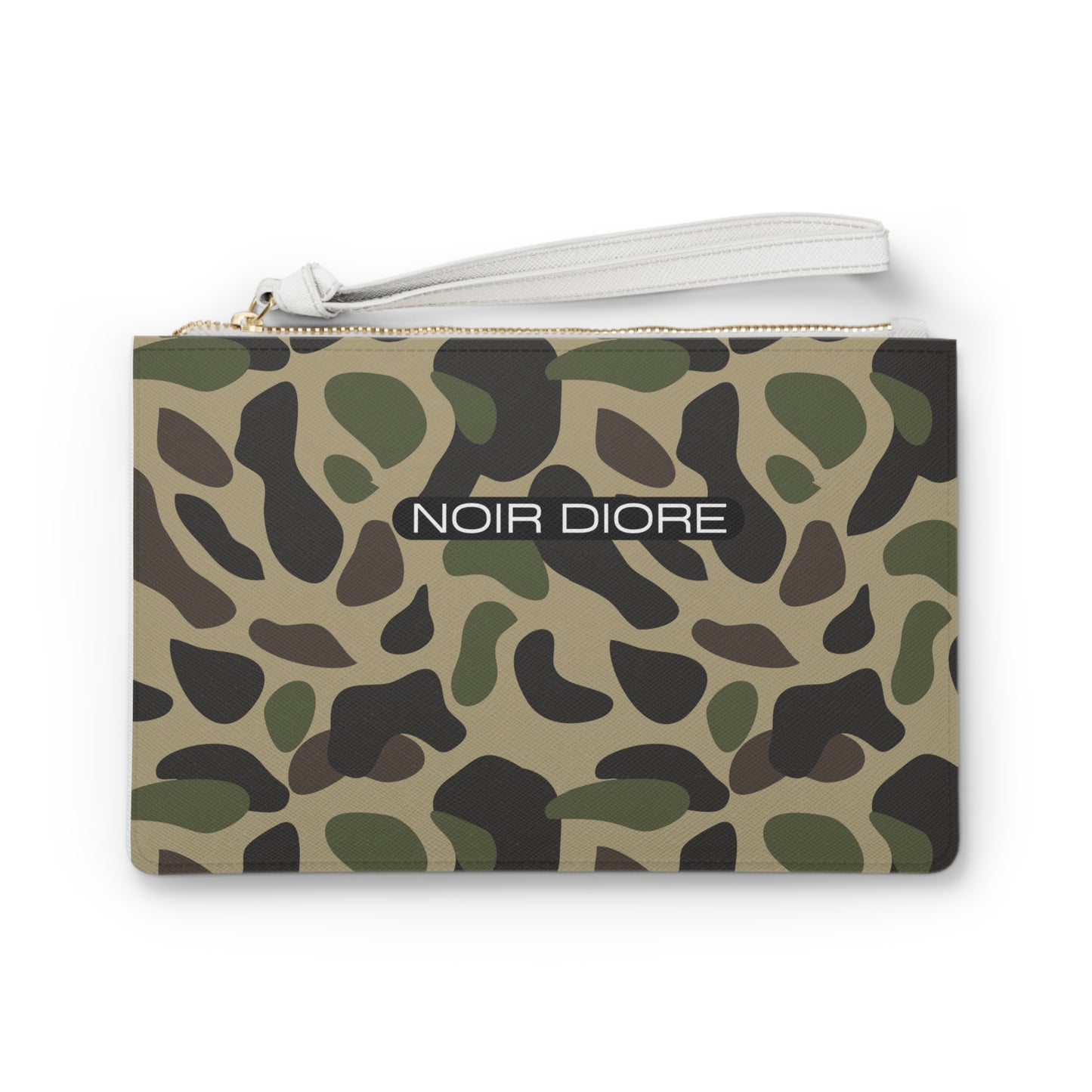 Noir Diore Camo Clutch Bag