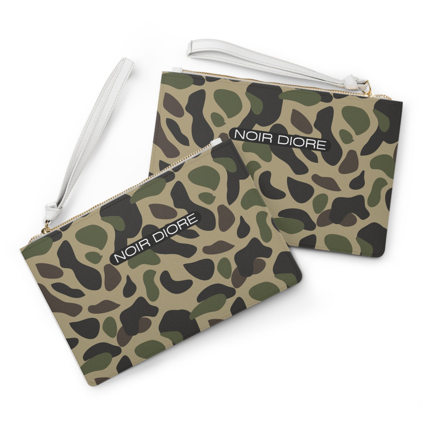 Noir Diore Camo Clutch Bag