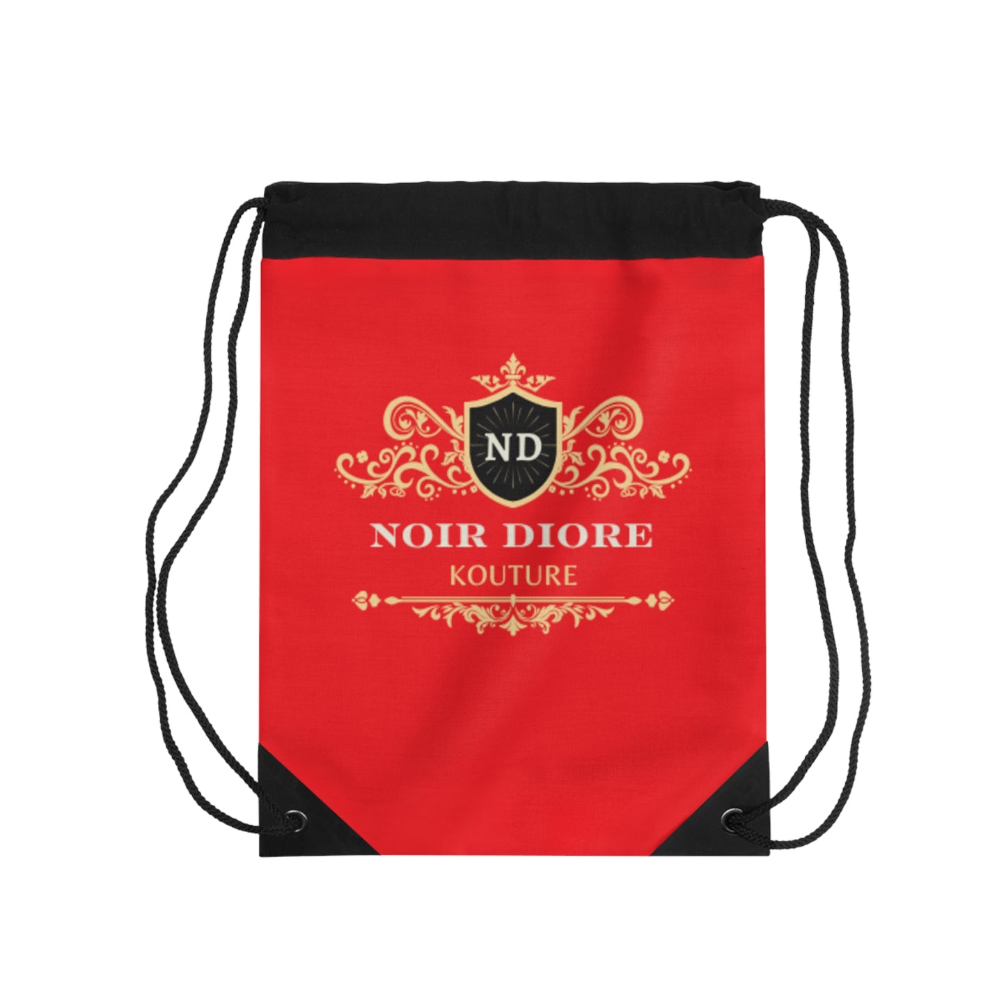 Noir Diore Kouture - Red Drawstring Bag