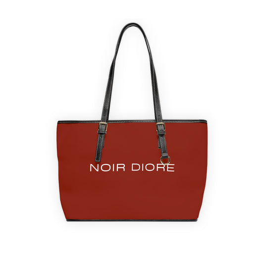 Noir Diore Leather Shoulder Bag