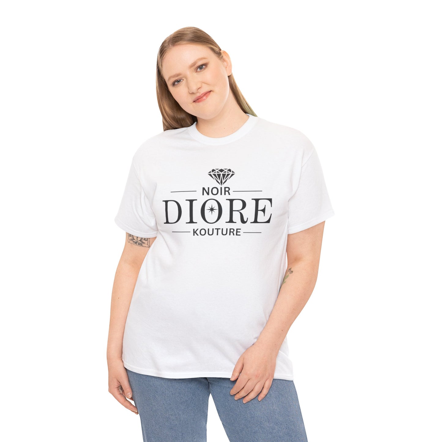 Noir Diore Kouture - Ivory Intrigue Tee