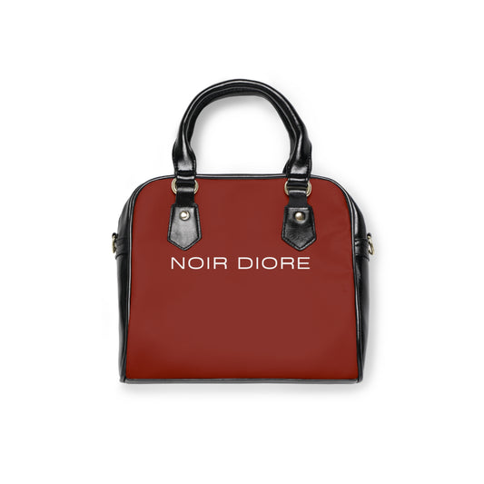 Noir Diore Crimson Shoulder Handbag