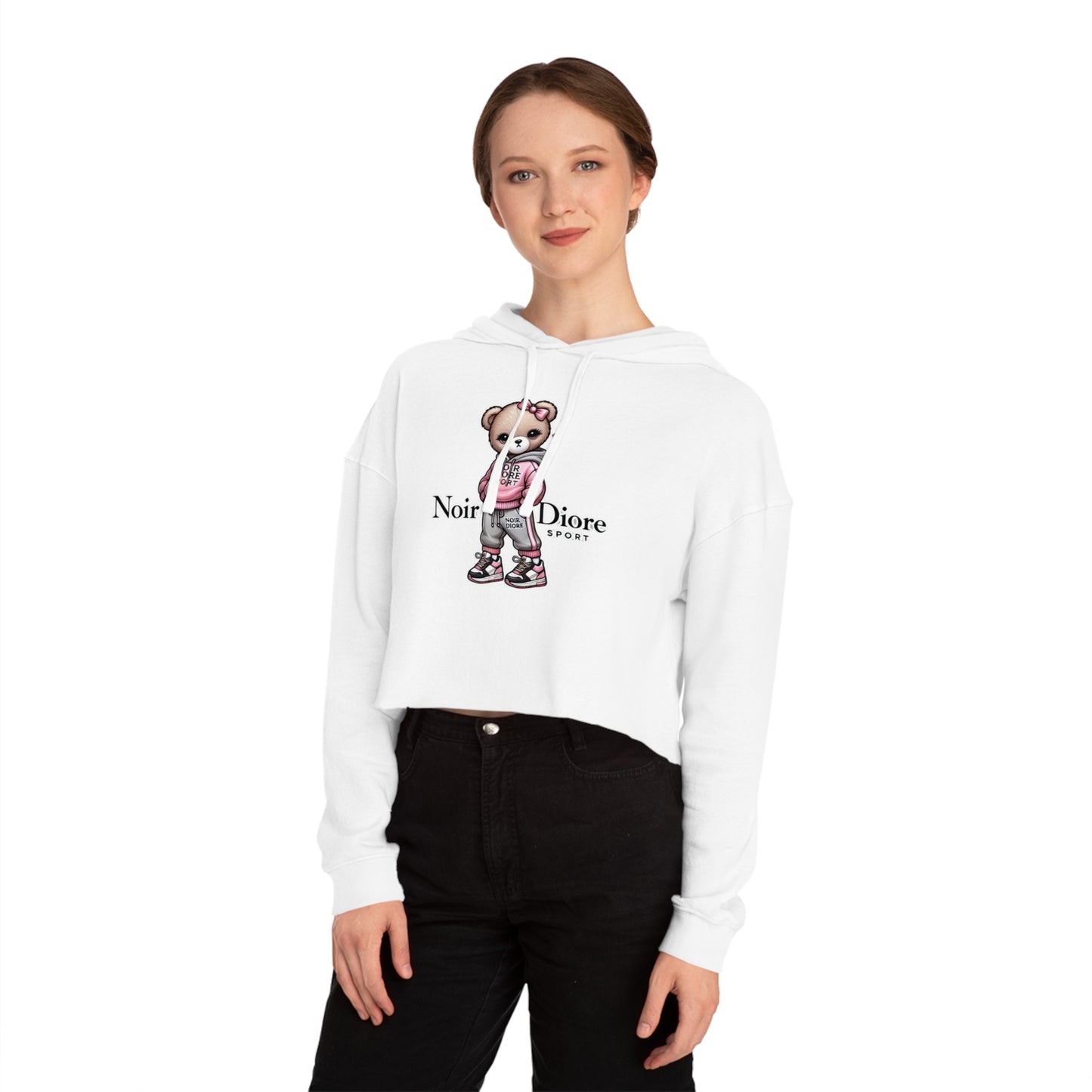 Women’s Cropped Hooded "Teddy" Sweatshirt