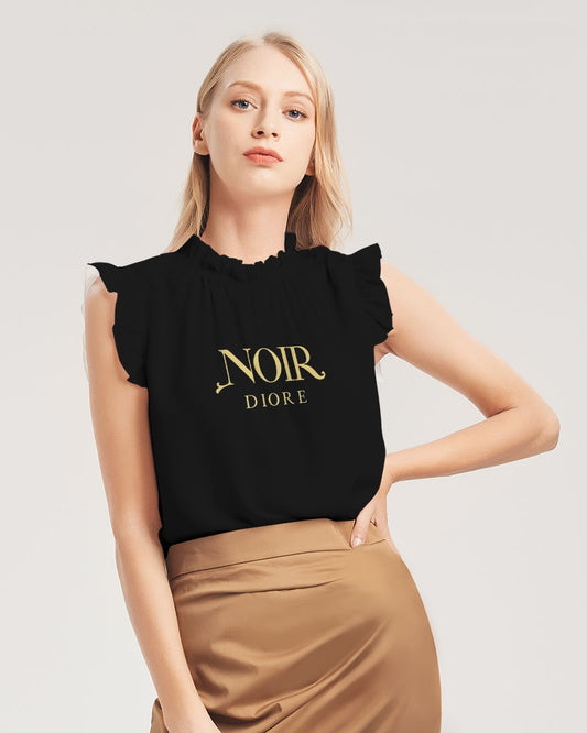 Noir Diore Kouture - Women Ruffle Sleeve Top