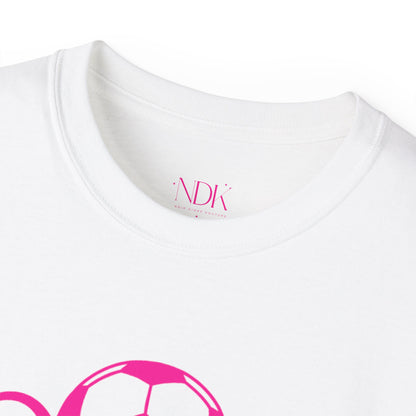 Noir Diore Kouture - Soccer Vibes (Pink) Unisex Ultra Cotton Tee