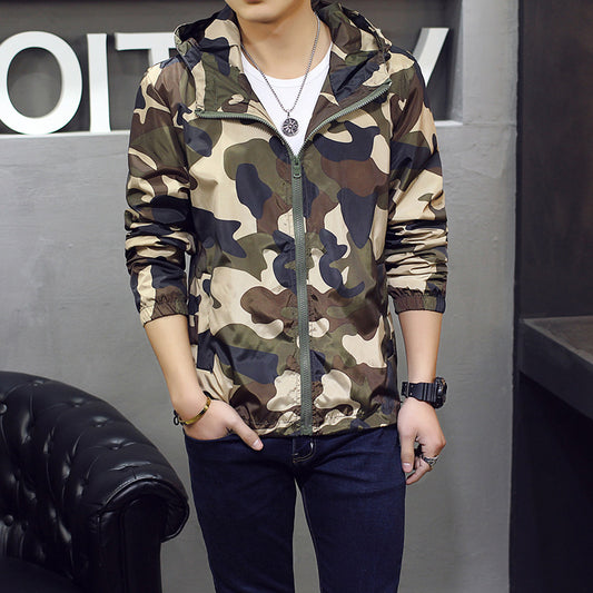 Men's Slim Camouflage Jacket Jacket Fashion Jacket Clothes