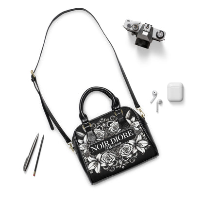 Noir Diore Floral Bag