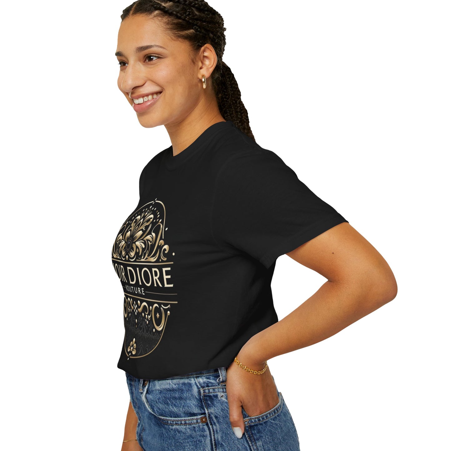 Noir Diore Kouture - The Golden Flower Tee