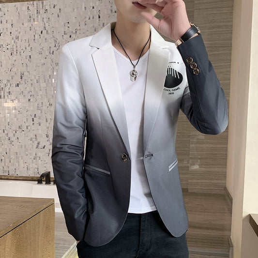 Men's Gradient Blazer - Slim Fit