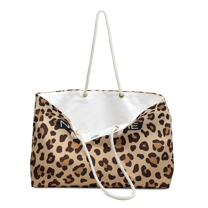 De' Noir Cheeta Print Weekender Bag