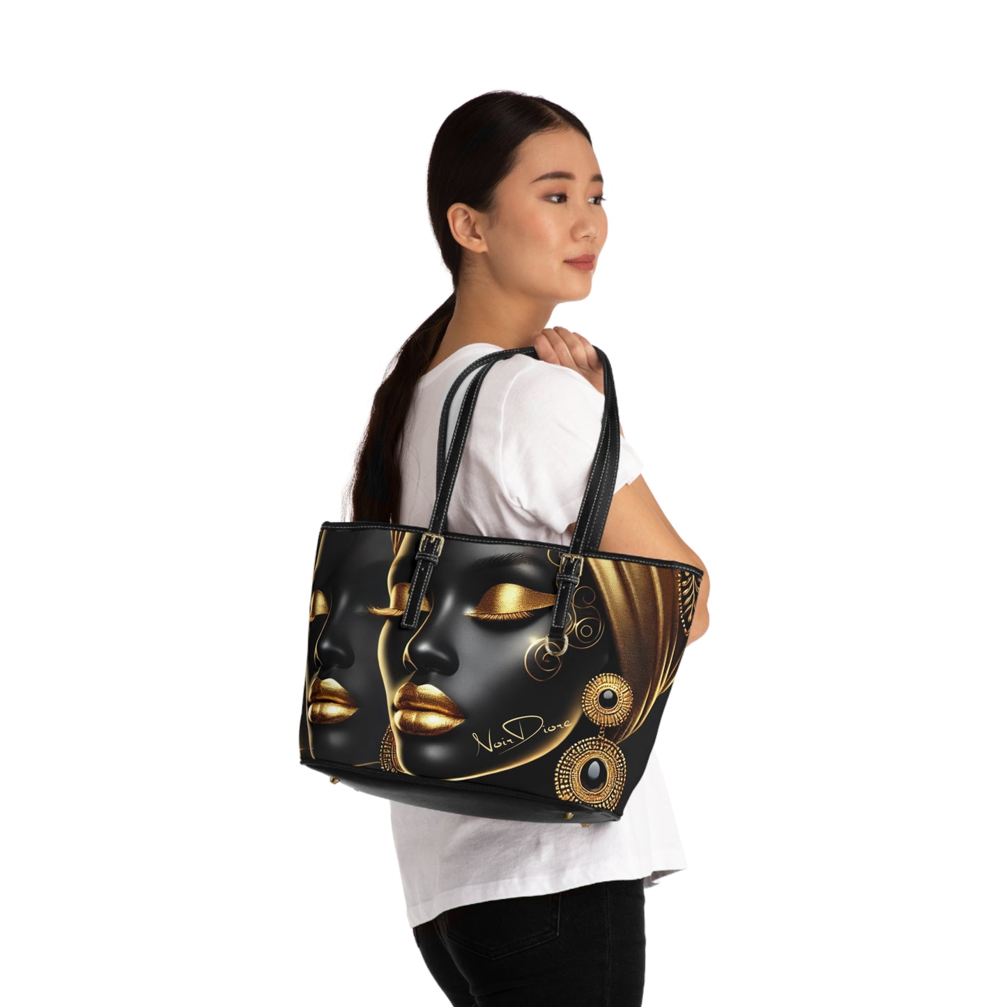 Noir Diore - Leather Shoulder Bag