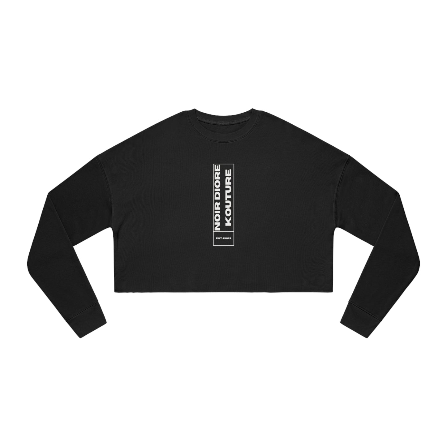 Noir Diore Kouture - Women's Cropped Sweatshirt