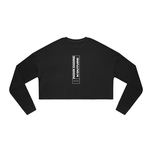 Noir Diore Kouture - Women's Cropped Sweatshirt