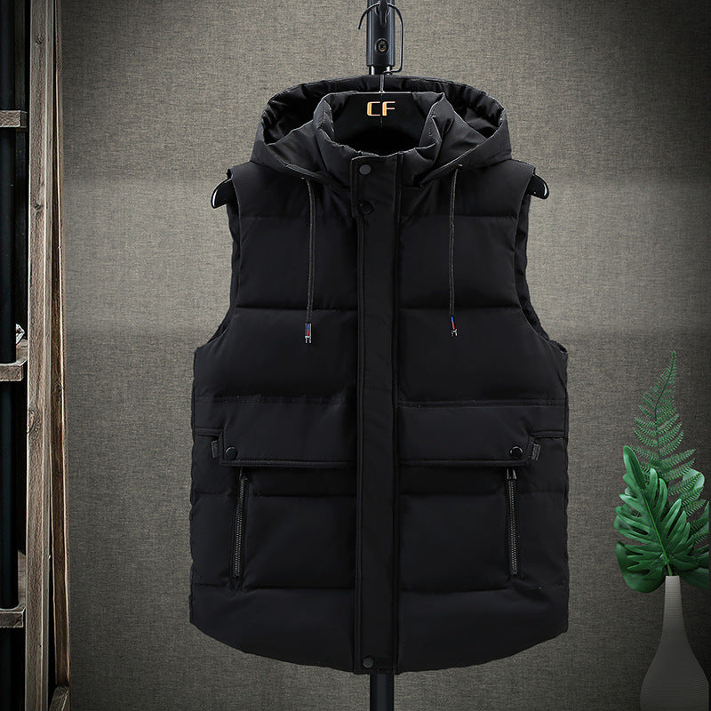 Men's Down Hooded Vest