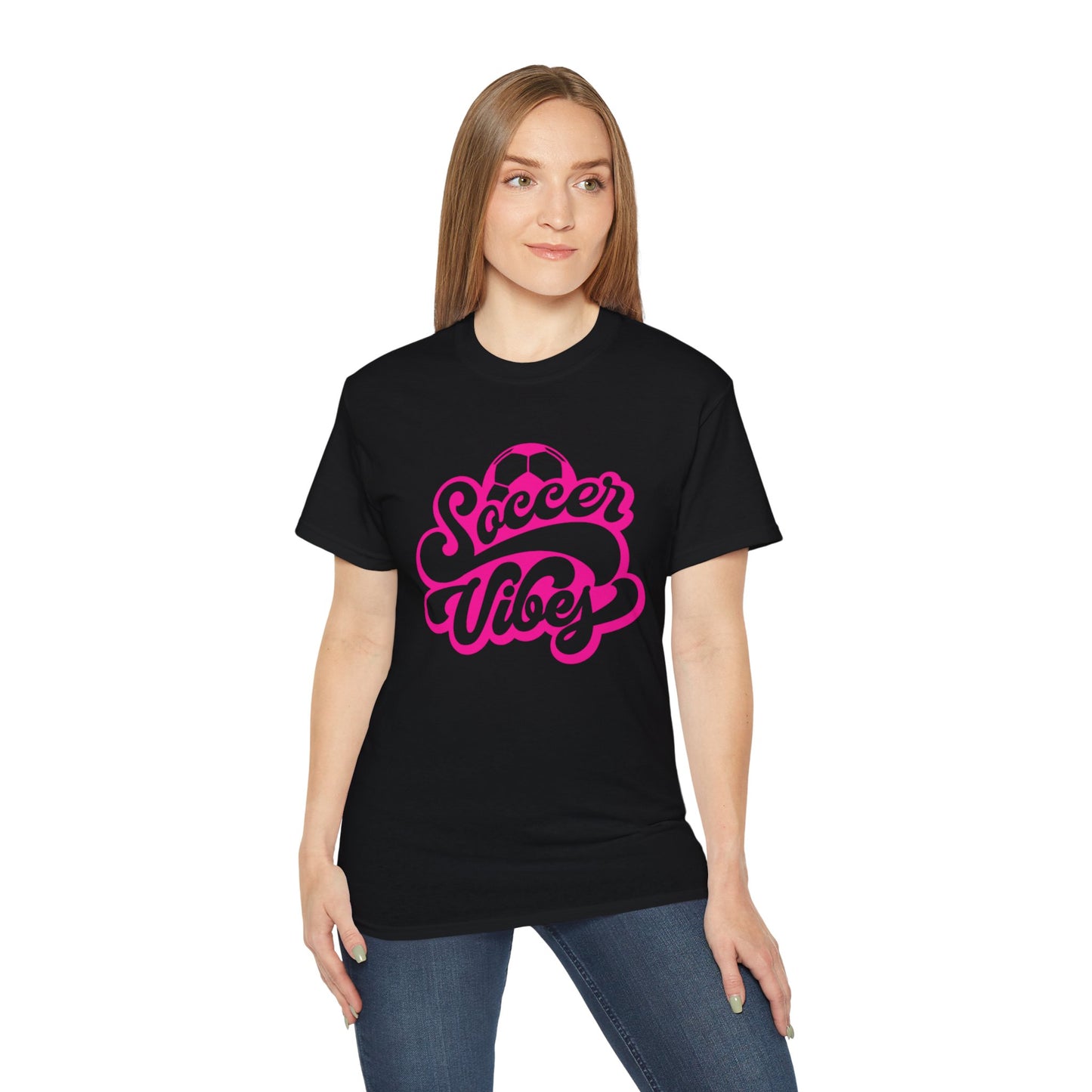 Noir Diore Kouture - Soccer Vibes (Pink) Unisex Ultra Cotton Tee