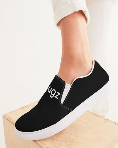 Noir Diore Kouture - Women Black SNUGZ' Slip-on Canvas Shoes