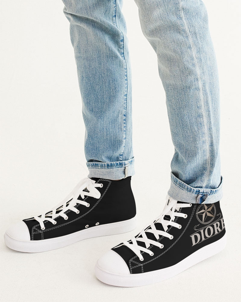 Noir Diore - Men's High-top Canvas Sneakers Shoes