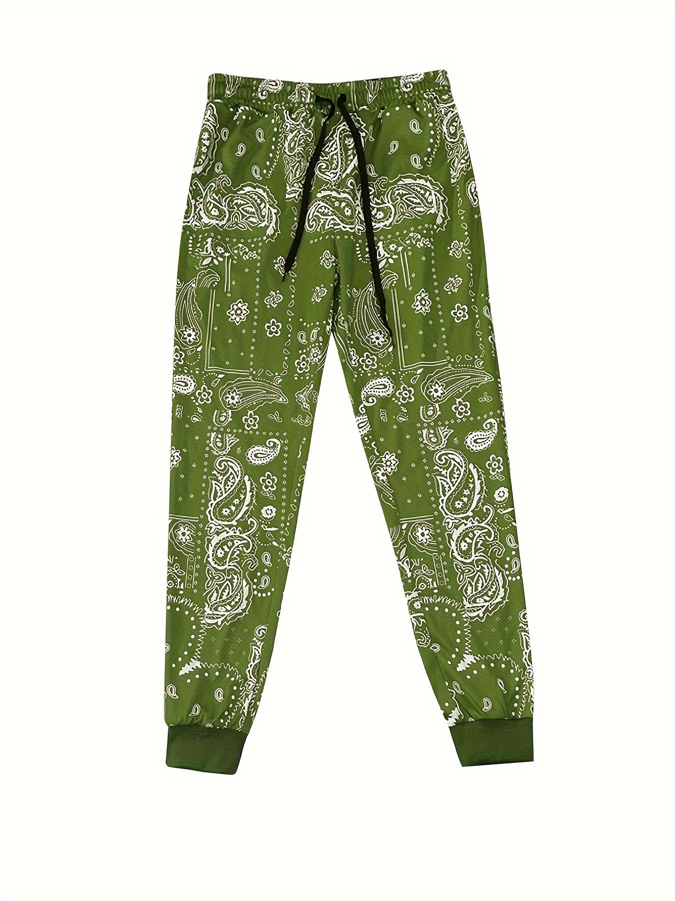 Men's Paisley Graphic Joggers - Slightly Stretch