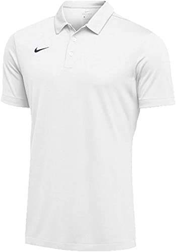 Nike Dri-FIT Short Sleeve Polo Shirt (Small, White)