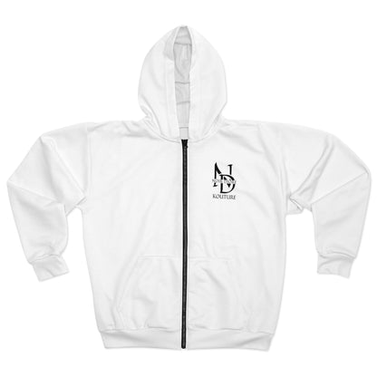 Noir Diore Kouture Zip Hoodie - Unisex