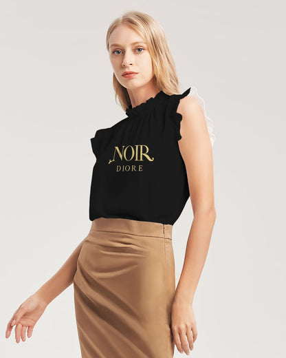 Noir Diore Kouture - Women Ruffle Sleeve Top