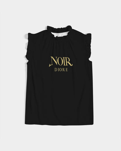 Noir Diore Kouture - Women Ruffle Sleeve Top