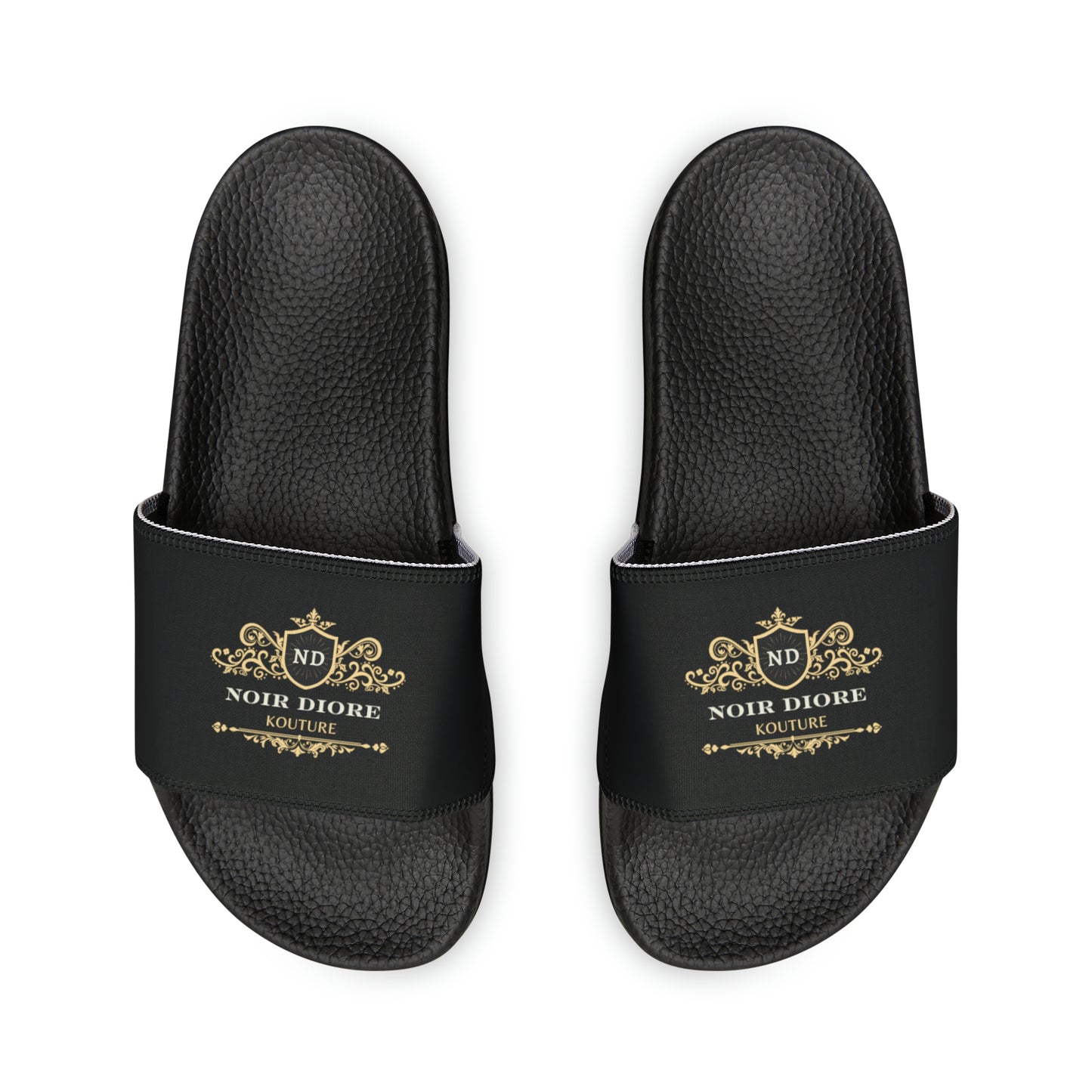 Noir Diore Kouture - Men's PU Slide Sandals