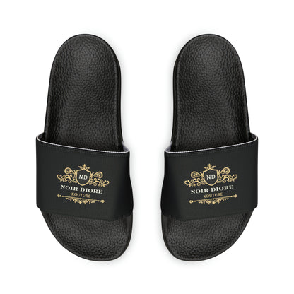 Noir Diore Kouture - Men's PU Slide Sandals