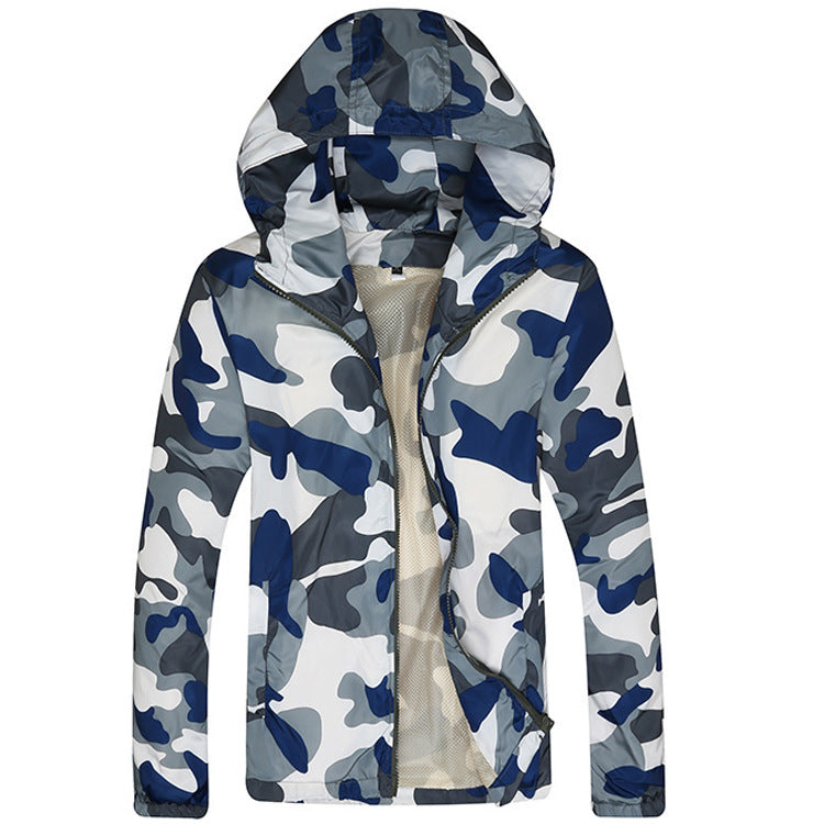 Men's Slim Camouflage Jacket Jacket Fashion Jacket Clothes