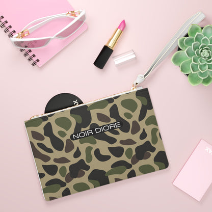 Noir Diore Camo Clutch Bag