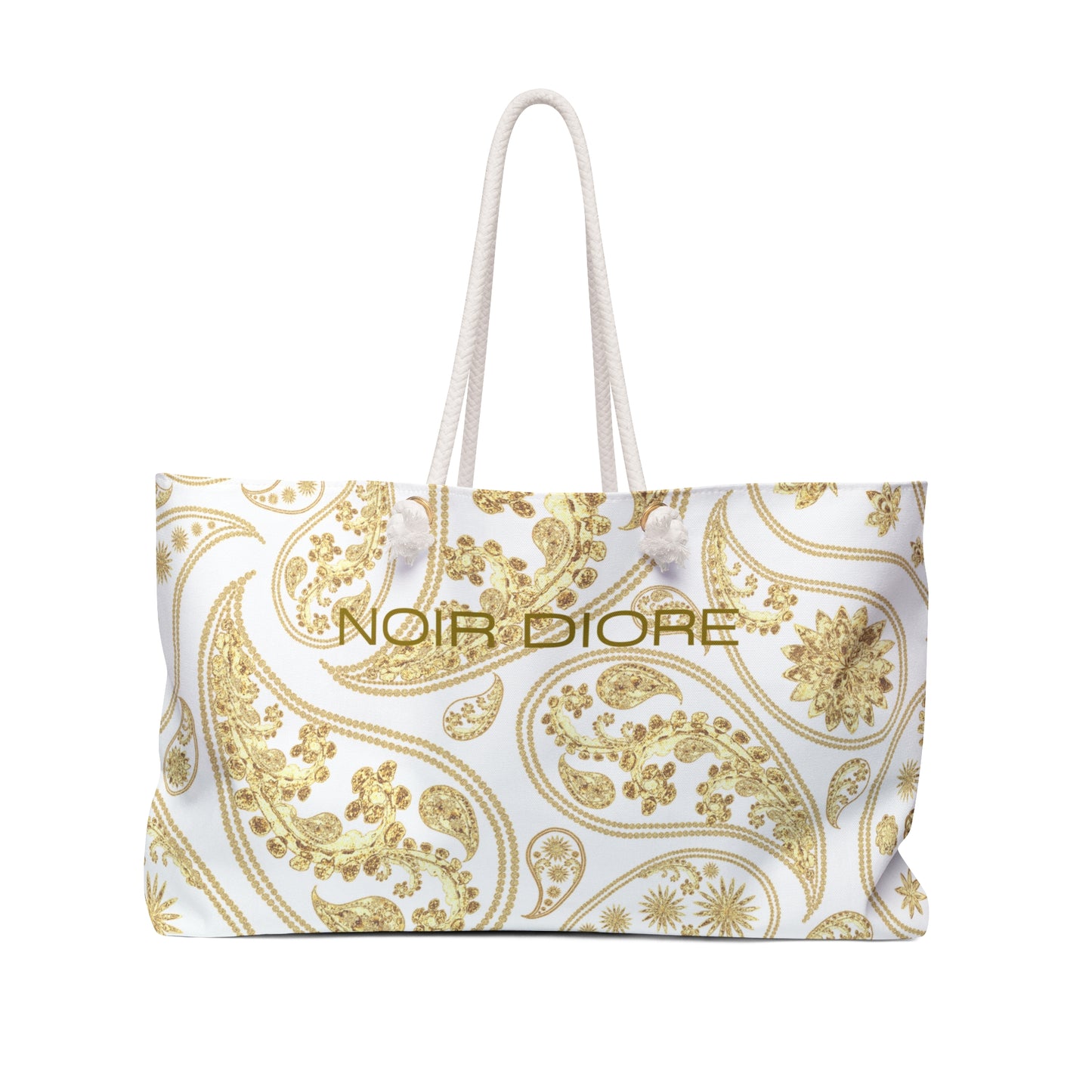 Noir Diore Paisley Print Tote