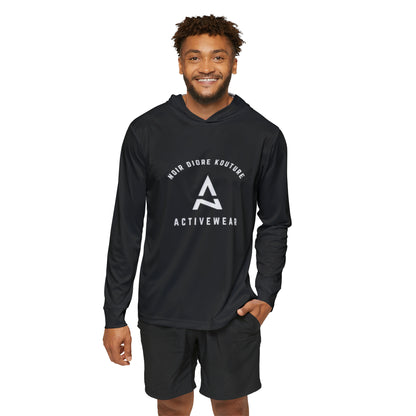 Noir Diore Kouture - Men's Sports Warmup Hoodie (AOP)