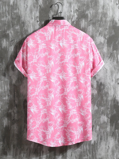 Men's Tropical Floral Print - 2pcs