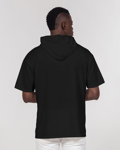 Noir Diore Kouture - Men's Black Short Sleeve Hoodie