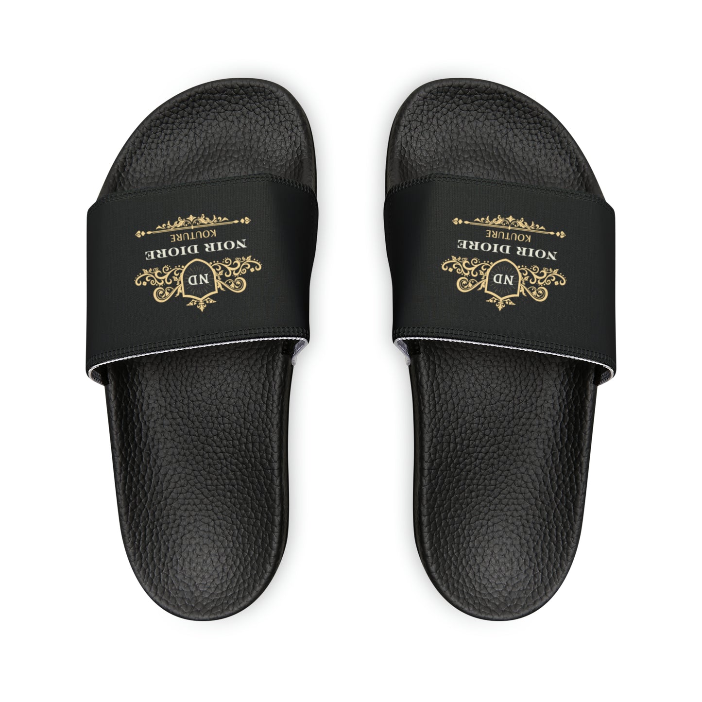 Noir Diore Kouture - Men's PU Slide Sandals