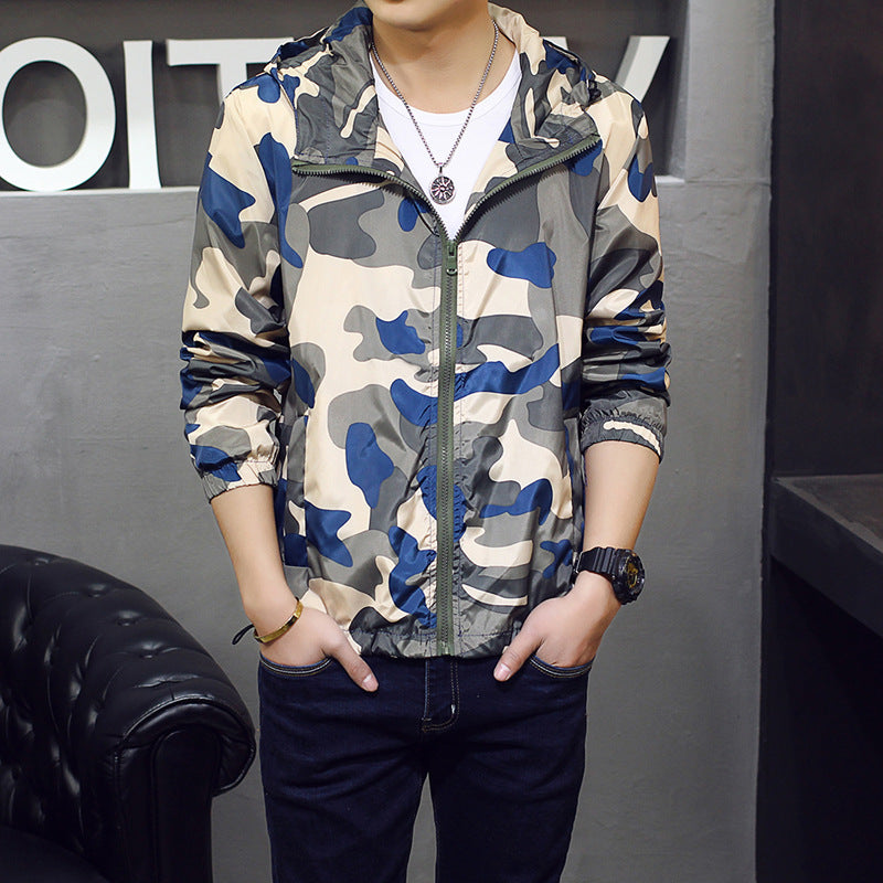 Men's Slim Camouflage Jacket Jacket Fashion Jacket Clothes