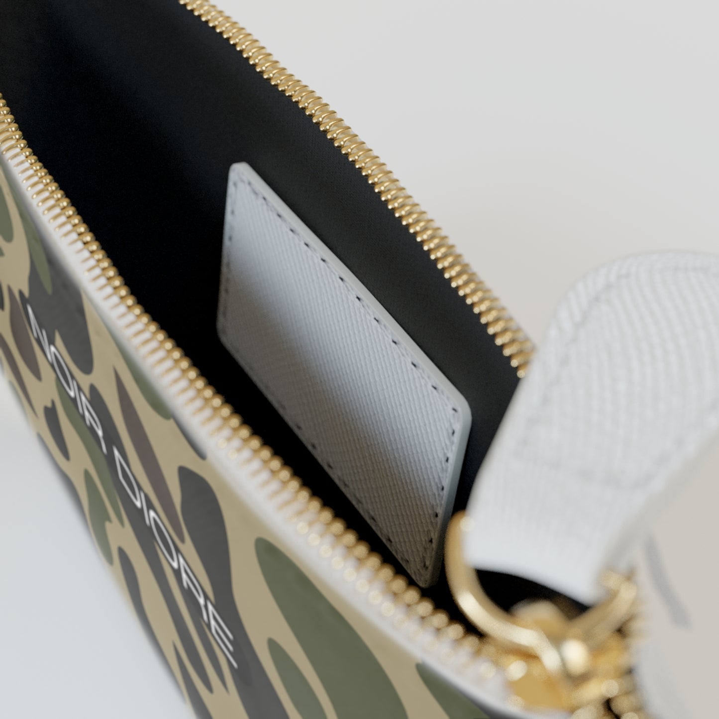 Noir Diore Mini Camo Clutch Bag