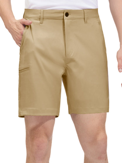 Men's Golf Hybrid Shorts w/Pockets  - Quick Dry, Lightweight